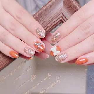 ネイル 🎀も ものネイルデザイン