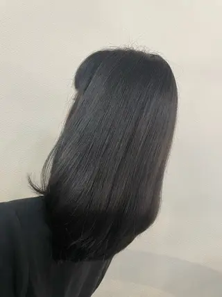 セミロング カラー hairsalon Laugh-ter所属・荻田 佳菜子のヘアスタイル