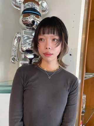 ミディアム CHIHIRO メリケンビューティーのヘアスタイル