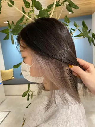 ミディアム on.所属・on.ｵﾝ/三ノ宮/ メンズ/カットのヘアスタイル