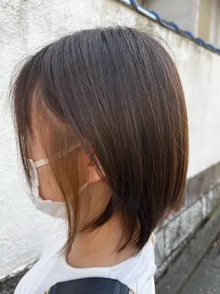 ショート カラー Hair relaxation drop大森所属・佐藤槙哉 サトウシンヤのヘアスタイル