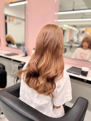 カラー 韓国うる艶ベージュ 🤎まなかのヘアスタイル