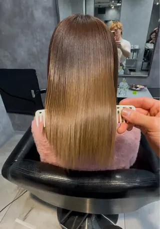 セミロング 🪡プルエクステ🪡 カラエク評価◎ユウゴのヘアスタイル