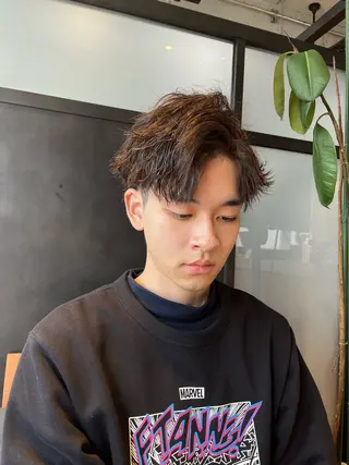 パーマ カラー/ブリーチ 岸谷真幸のヘアスタイル