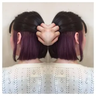 ショート カラー 髪質改善/痛ませ ないカラー/西村航大のヘアスタイル