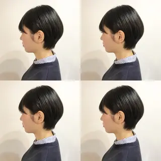 ショート カラー 嶋佐 昌大 シマサマオのヘアスタイル