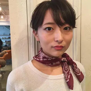 ショート 銀座🤍ボブ/ ミディアム/佐野夢美のヘアスタイル