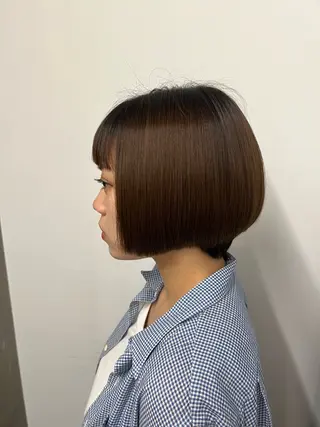 ショート 土田かほ/本日🈳 透明感カラー🍃のヘアスタイル