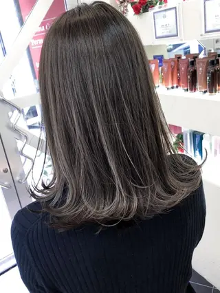 ミディアム 髪質改善&韓国風特化 型サロン ミシェリーのヘアスタイル