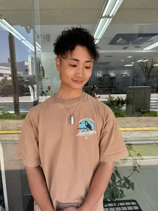 ショート パーマ メンズ メンズパーマの達人 /タカシマ　ダイスケのヘアスタイル