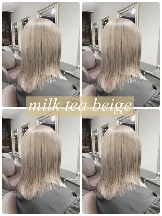 ミディアム 美髪矯正 蓮のヘアスタイル