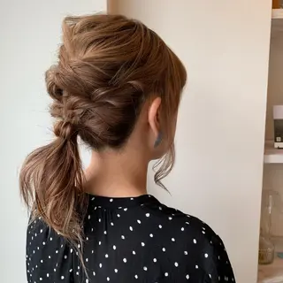 ヘアアレンジ ボブウルフ／ボブ Satsuki【名駅のヘアスタイル