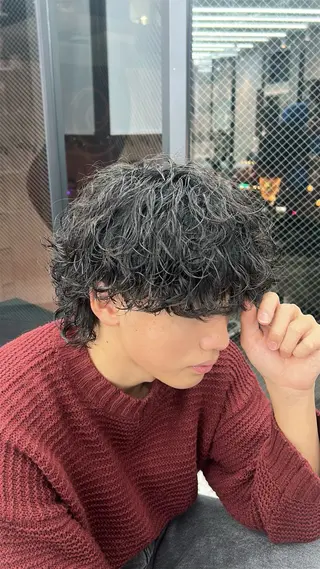 パーマ メンズ 🌀湯浅禅也🌀 /シャドウパーマ/栄のヘアスタイル