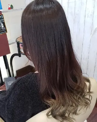 ロング 山田 一輝のヘアスタイル