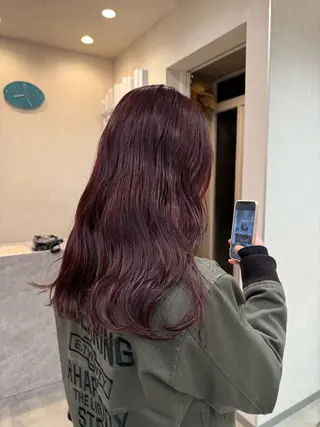 ロング 山元 くるみのヘアスタイル