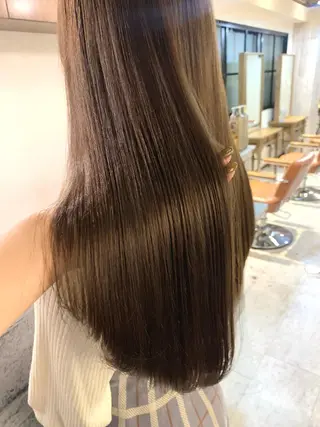ロング カラー conne&riri所属・MAYU 💚森下のヘアスタイル