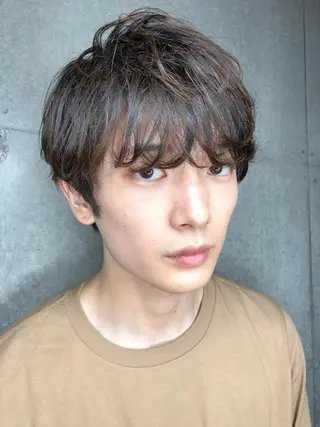 メンズ メンズ🍃ナチュラル 韓国風ヘアRENのヘアスタイル