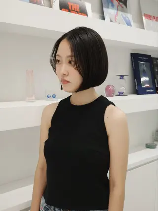 ショート 🌱ぱつっと/ボブ 🌱のヘアスタイル