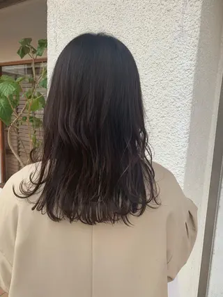 セミロング カラー 中津/柔らかカラー/ ナガオ　イズミのヘアスタイル