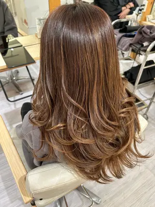 ロング カラー 💙まこと💙艶 カラー(Rico)のヘアスタイル