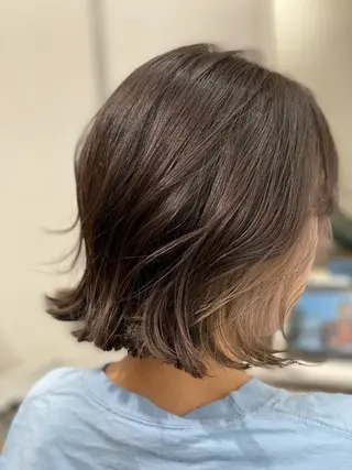 ミディアム カラー Snaly カラー特化ページのヘアスタイル