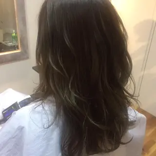 ロング カラー MIZUHO / ダブルカラー髪質改善のヘアスタイル