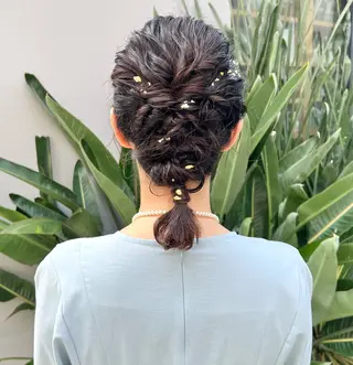 ミディアム ヘアアレンジ KIHO ｜Bond 三軒茶屋のヘアスタイル