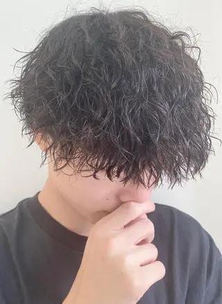 パーマ メンズ Elle✂︎ Riinaのヘアスタイル