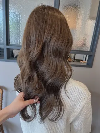 ロング 緒方 つばさのヘアスタイル