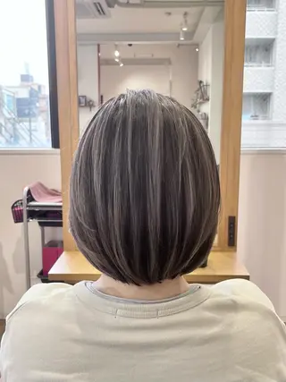 ショート カラー KIZU 髪質改善 オカルト怪談のヘアスタイル