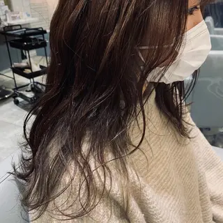 ロング 竹下 実穂のヘアスタイル