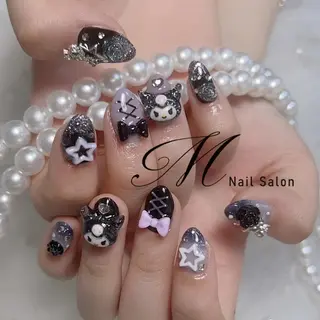 ネイル ワンホンチークネイル パラジェル取扱💕ヨのネイルデザイン