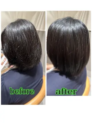 ミディアム カラー 大久保 陽子のヘアスタイル