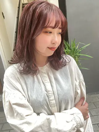 ミディアム nico🏁 rihoのヘアスタイル