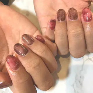 ネイル 岸本 みなみのネイルデザイン