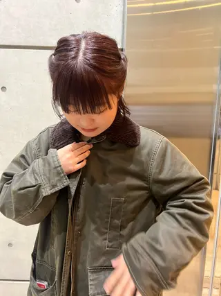 ミディアム 名古屋美容室 Sopiリナのヘアスタイル