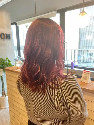 セミロング カラー パーマ Men's hair salon First 中百舌鳥店所属・First なかもず 店 YUKIのヘアスタイル