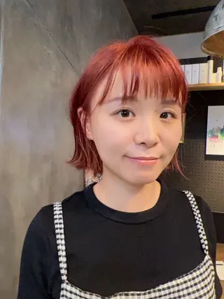 ミディアム カラー ミヨシマユ✨ チーフ就任記念🌈のヘアスタイル