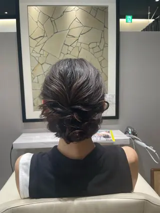 ロング ヘアアレンジ k-twoたき✨艶感 カラー/美髪矯正のヘアスタイル