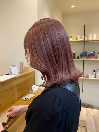 ミディアム カラー メンズ マツエク・マツパ アイブロウ SOLO所属・奈良 彩華のヘアスタイル