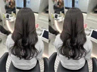 ロング カラー ミディアムレイヤー 特化/吉村　清志のヘアスタイル