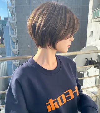 ショート 顔周り🇰🇷韓国 レイヤー/モエのヘアスタイル