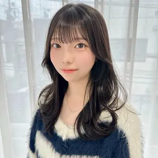 セミロング カラー FERiCIA. 表参道所属・レイヤーカット 🪄吉野翔悟のヘアスタイル