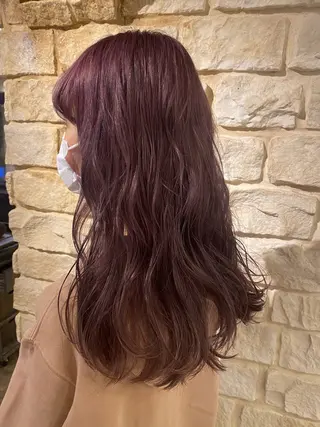 セミロング hair make passage所属・新沼 涼香のヘアスタイル