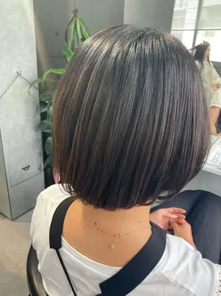 ショート 髪質改善☺︎縮毛矯正 ふじい まりんのヘアスタイル