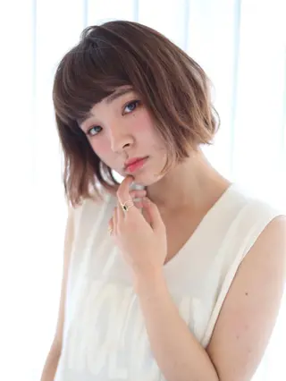 ショート ミディアム セミロング ロング カラー パーマ ヘアアレンジ キッズ ネイル まつエク アンブレラカラー💫 フェイスフレーミングのヘアスタイル