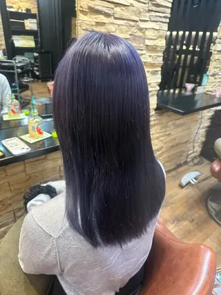 セミロング カラー SENA♡ 期間限定モデル募集のヘアスタイル
