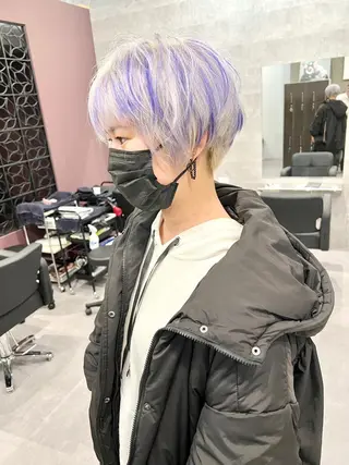 ショート カラー Via officialのヘアスタイル