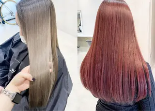 ミディアム カラー パーマ ヘアアレンジ メンズ ネイル マツエク・マツパ DEAN名駅店所属・【海外風カラー】 ⭐︎DEAN名駅店☆のヘアスタイル