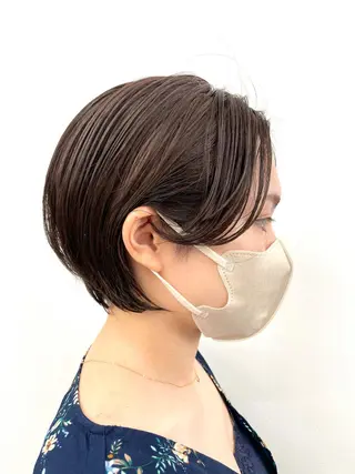 ショート カラー 笠原 健人のヘアスタイル